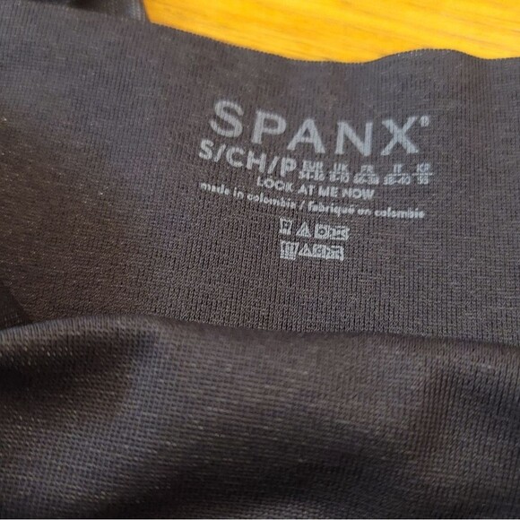 Spanx Seamless Track Stripe Leggings Gray Graphite Dust Size Small - Picture 3 of 9